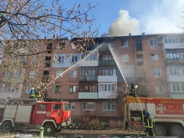 Наслідки обстрілів у Луганській області