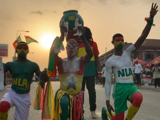 Ghana fans for Kumasi