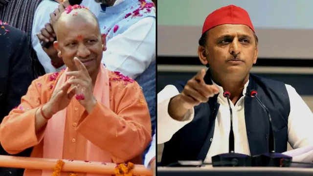 योगी आदित्यनाथ-अखिलेश यादव
