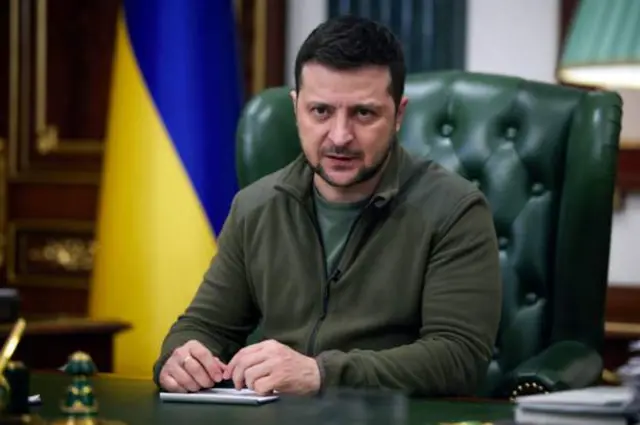 Tổng thống Ukraine Zelensky