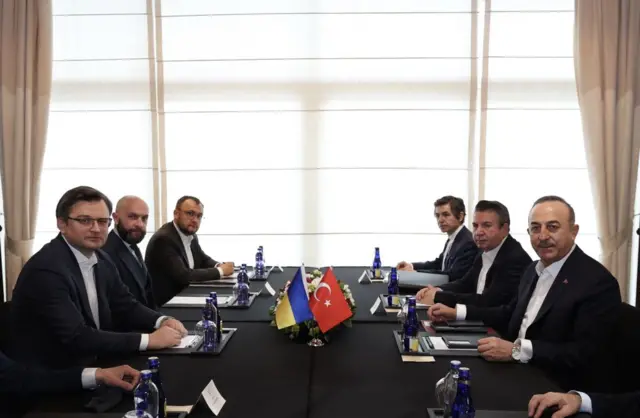 Çavuşoğlu-Kuleba toplantısı