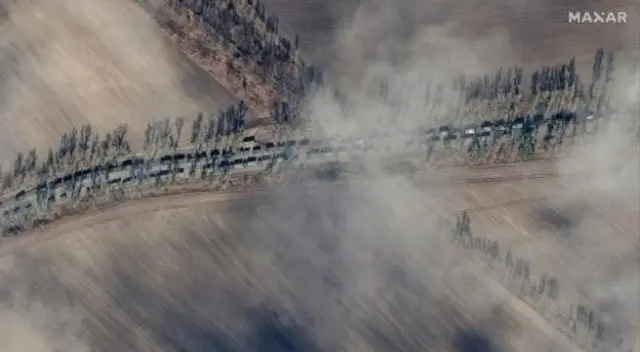 Russia troops convoy