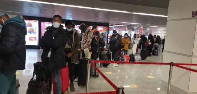Nigerians returnee from Ukraine