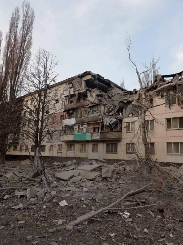 Лисичанськ після обстрілу