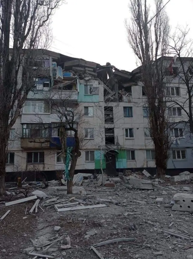 Лисичанськ після обстрілу