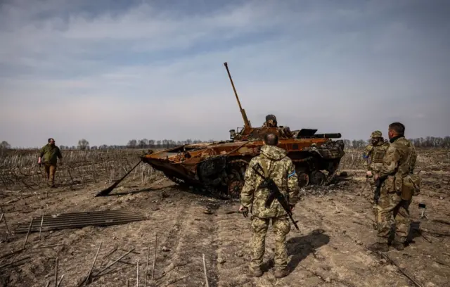 Российские военные под Киевом