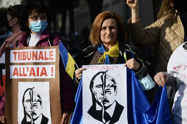 Акции в поддержку Украины