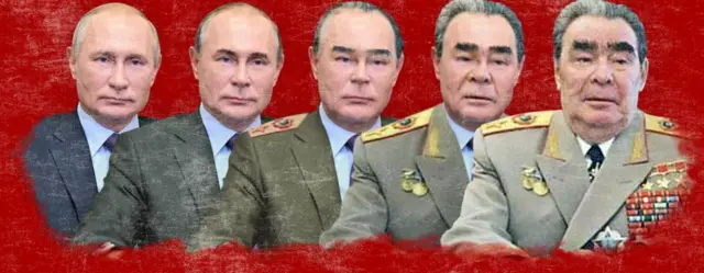 От Путина до Брежнева - иллюстрация Sunday Times