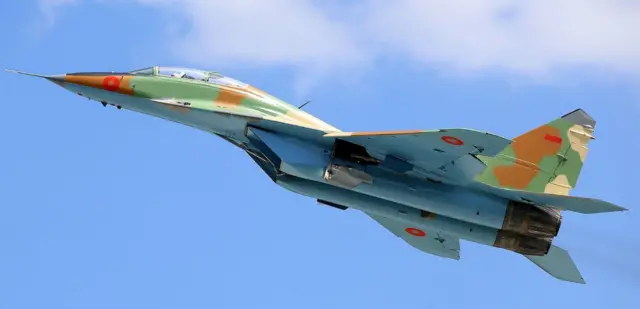 Sudanese Air Force MiG-29UB pictured post-overhaul
