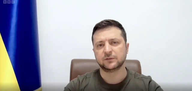President Volodymyr Zelenskey