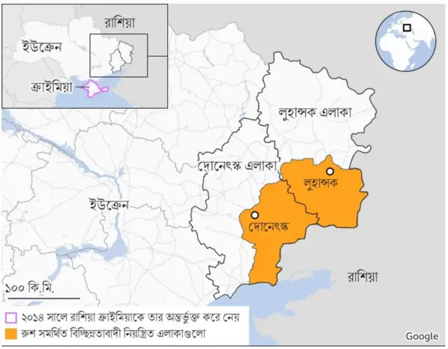 ইউক্রেনের ম্যাপ