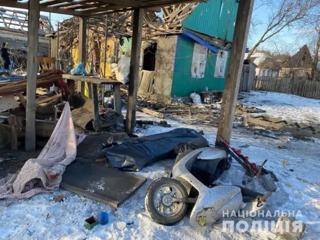 Зруйновані хати в Пісківці
