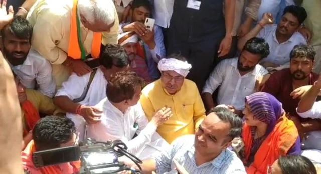 भाजपा नेताओं को करौली जाने से रोका