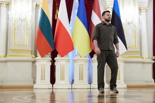 Зеленський та президенти інші