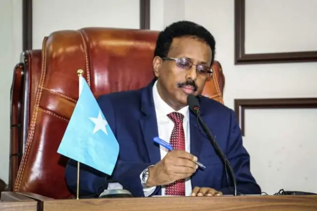 President Mohamed Abdullahi Farmajo is eligible for re-election