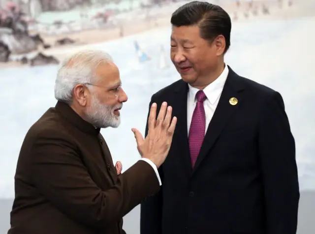 नरेंद्र मोदी और शी जिनपिंग