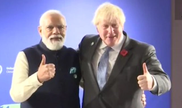 నరేంద్రమోదీ, బోరిస్ జాన్సన్