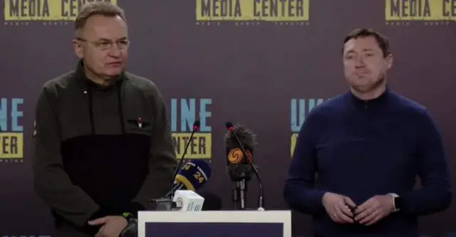 యుక్రెయిన్ నగరం లీవ్యూ మేయర్, గవర్నర్