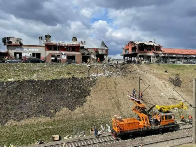 Harin ya lalata gidaje da dama a wajen birnin Lviv