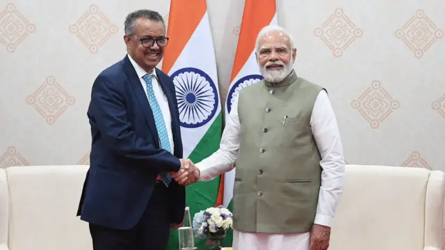 डॉक्टर टेड्रोस और नरेंद्र मोदी