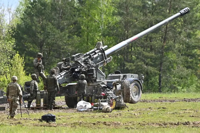 Гаубица M777 (19 мая 2021 года)