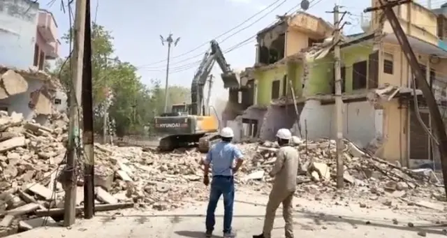 राजस्थान में मंदिर तोड़ने का वीडियो वायरल