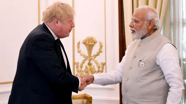 मोदी-जॉनसन