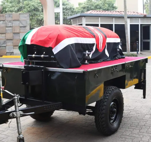 Mwili wa aliyekuwa Rais wa Kenya Mwai Kibaki