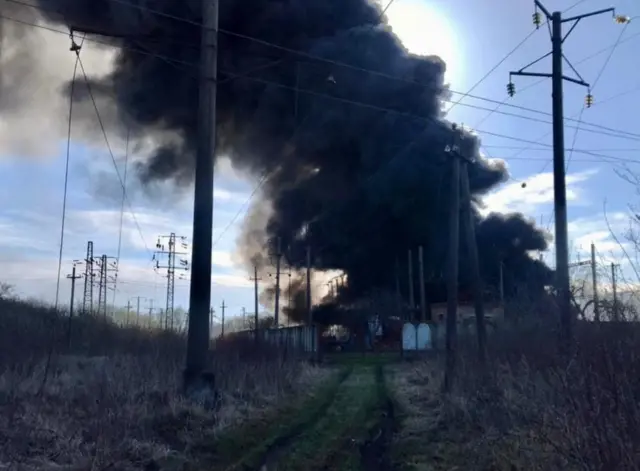 пожар львов