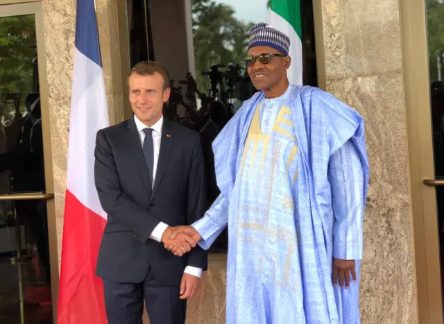 Buhari da Macron