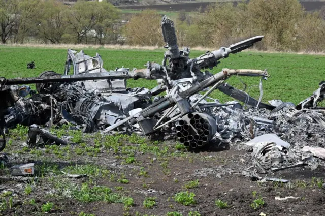 Інший гелікоптер збройних сил РФ, збитий 16 квітня під Харковом