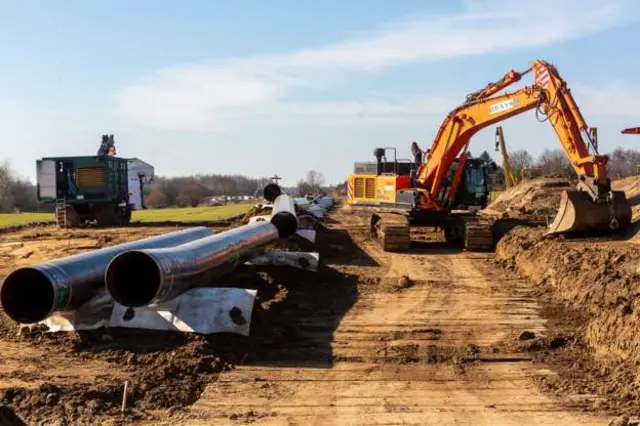 Строительство газопровода из Норвегии в Польшу