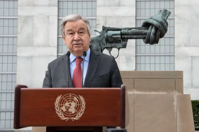 Sakataren majalisar Dinkin Duniya Antonio Guterres