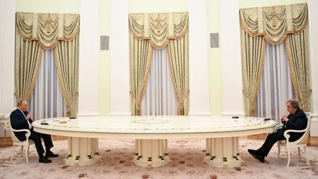 Гутерриш ва Путин учрашуви