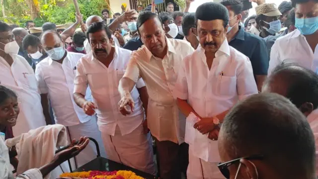 களிமேடு கிராமத்தில் முதலமைச்சர் மு.க.ஸ்டாலின்