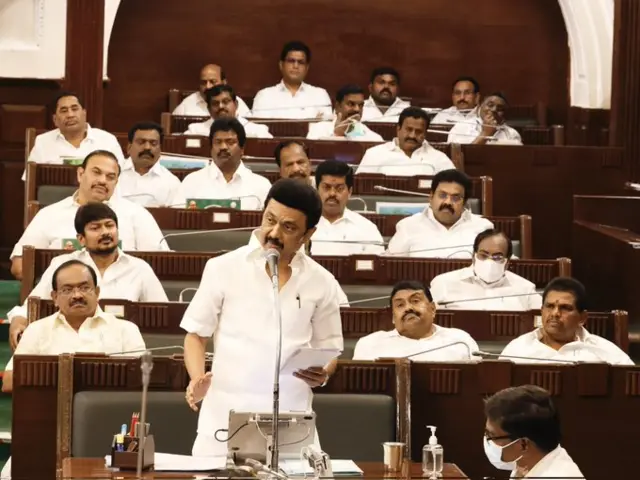 தமிழ்நாடு சட்டப்பேரவையில் மு.க.ஸ்டாலின்