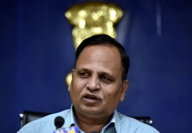 दिल्ली सरकार में मंत्री सत्येंद्र जैन