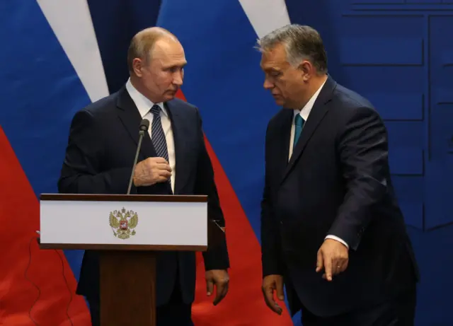 Путін та Орбан