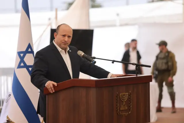 رئيس الوزراء الإسرائيلي نفتالي بينيت. 5 أبريل/ نيسان 2022