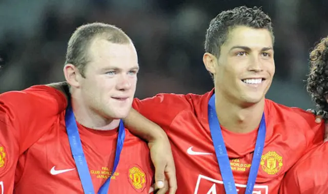 Wayne Rooney and Cristiano Ronaldo