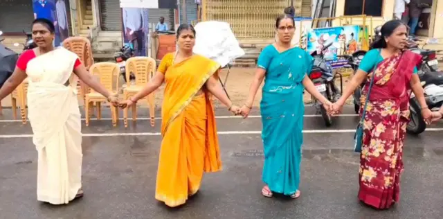 காஞ்சிபுரம் போராட்டம்