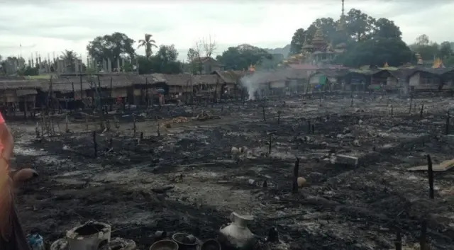 မီလောင်မှုမြင်ကွင်း