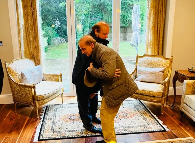 نواز شہباز ملاقات