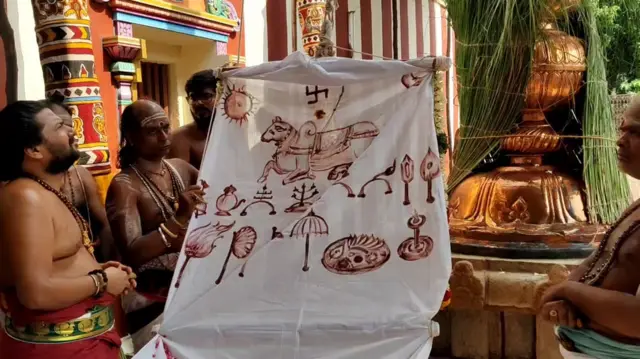 தருமபுரம் ஆதீனத்தில் கொடியேற்றம்