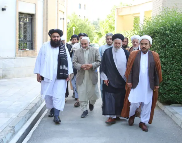 دیدار هفته گذشته امیرخان متقی از مرکز خاتم النبین و دیدار با رهبران شیعه افغانستان