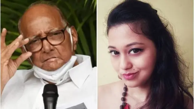 केतकी चिताले और शरद पवार