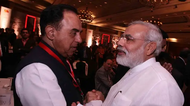 नरेंद्र मोदी और सुब्रमण्यम स्वामी