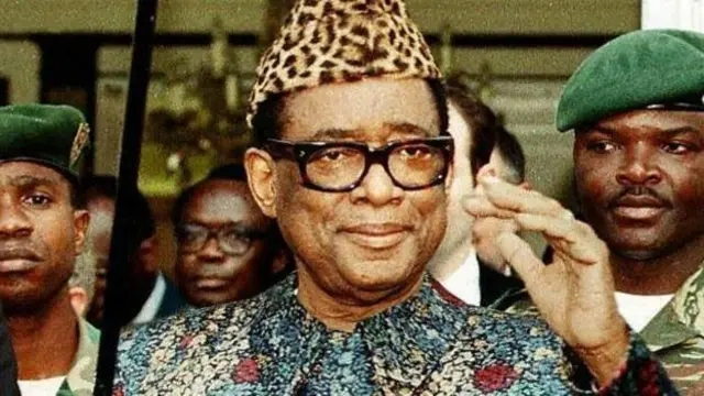 Mobutu Sese Seko.