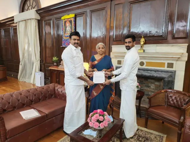 செந்தில் தொண்டமான் - நிர்மலா பெரியசாமி சந்திப்பு