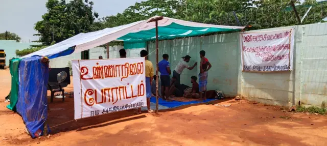 திருச்சி சிறப்பு முகாமில் இலங்கைத் தமிழர்கள் உண்ணாவிரதம்